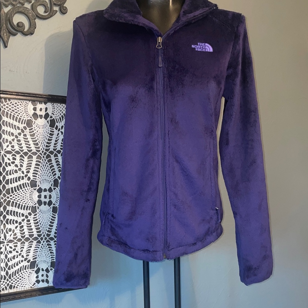 The North Face Women's Plush Purple Teddy Jacket